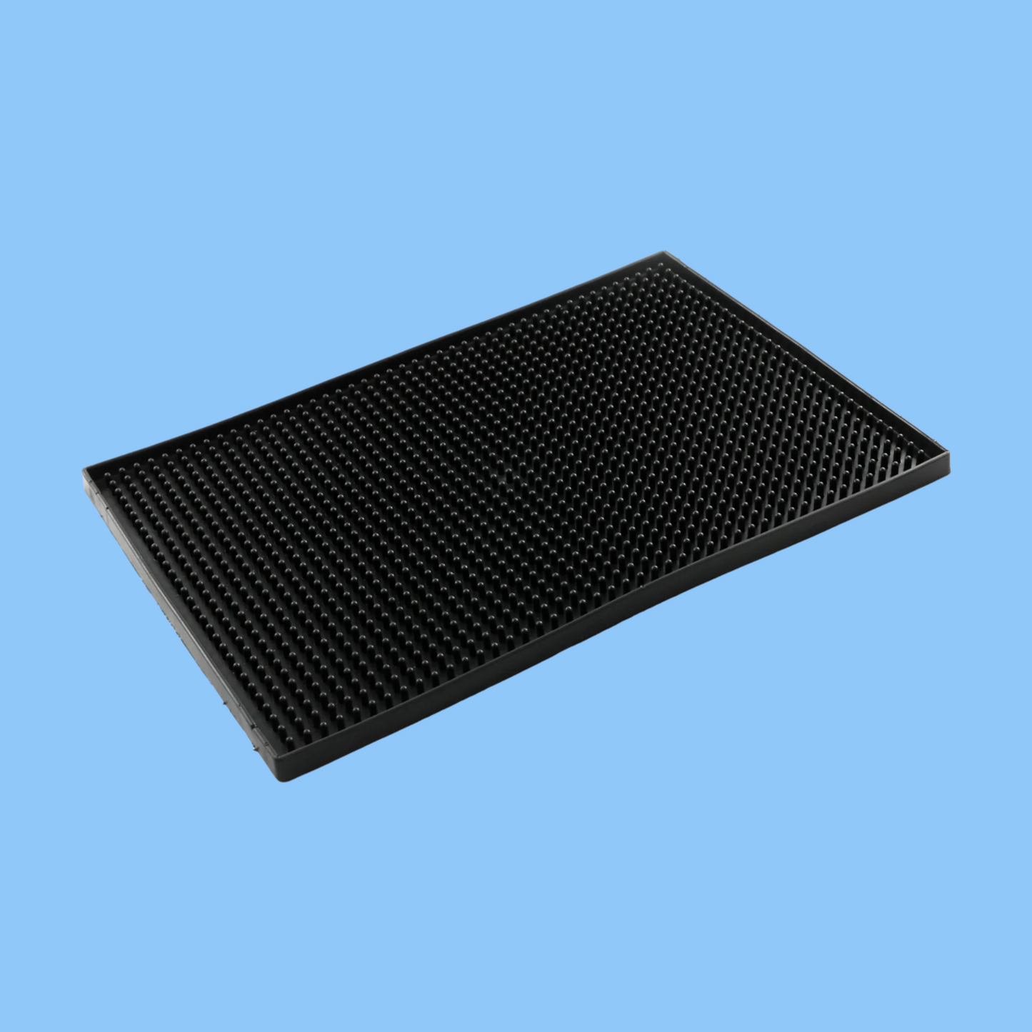 Heena's Haven Black Non-Slip Bar Rubber Mat 30 cm X 20.5 cm