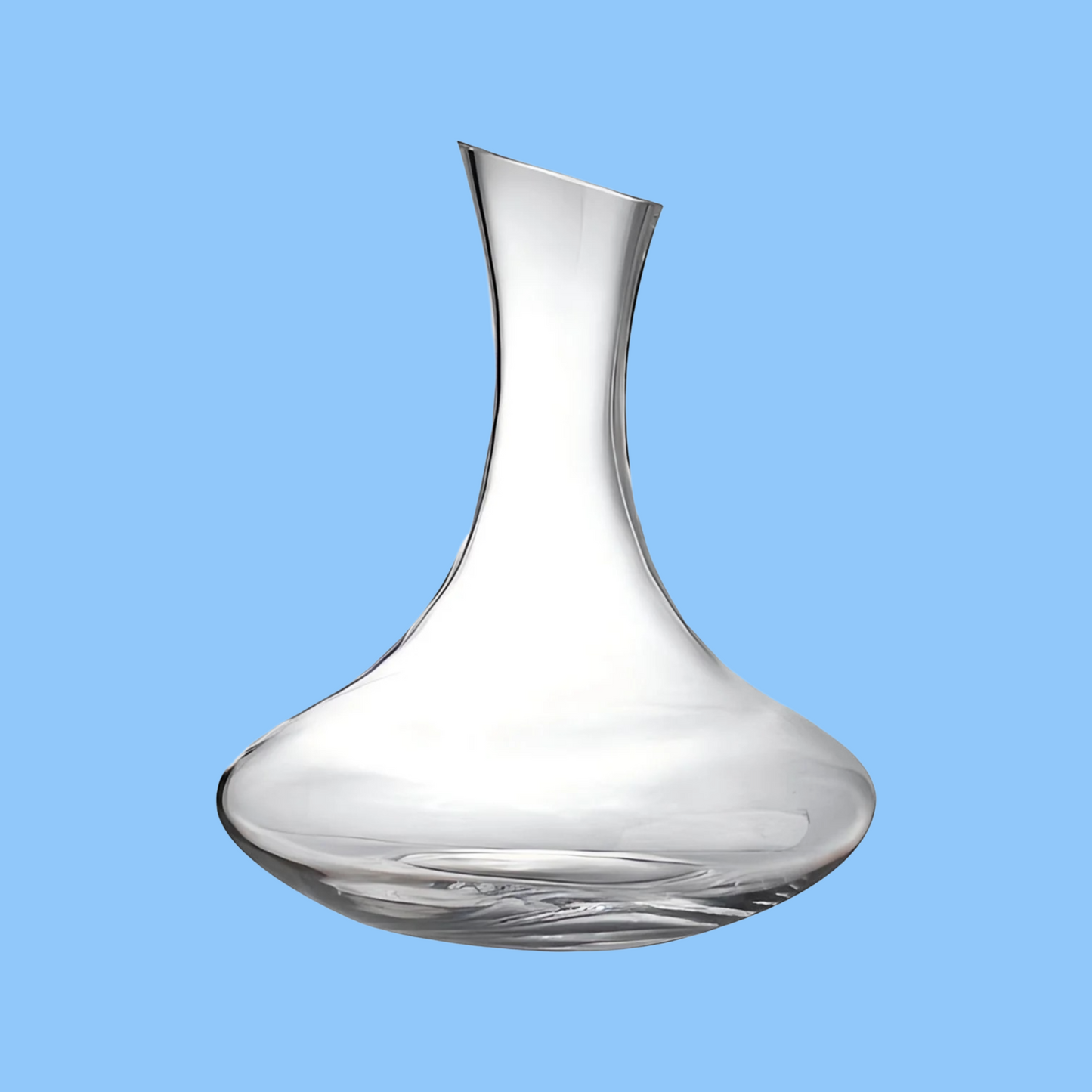 Heena's Haven Transparent Smooth Classic Glass Decanter 1.8 Liter