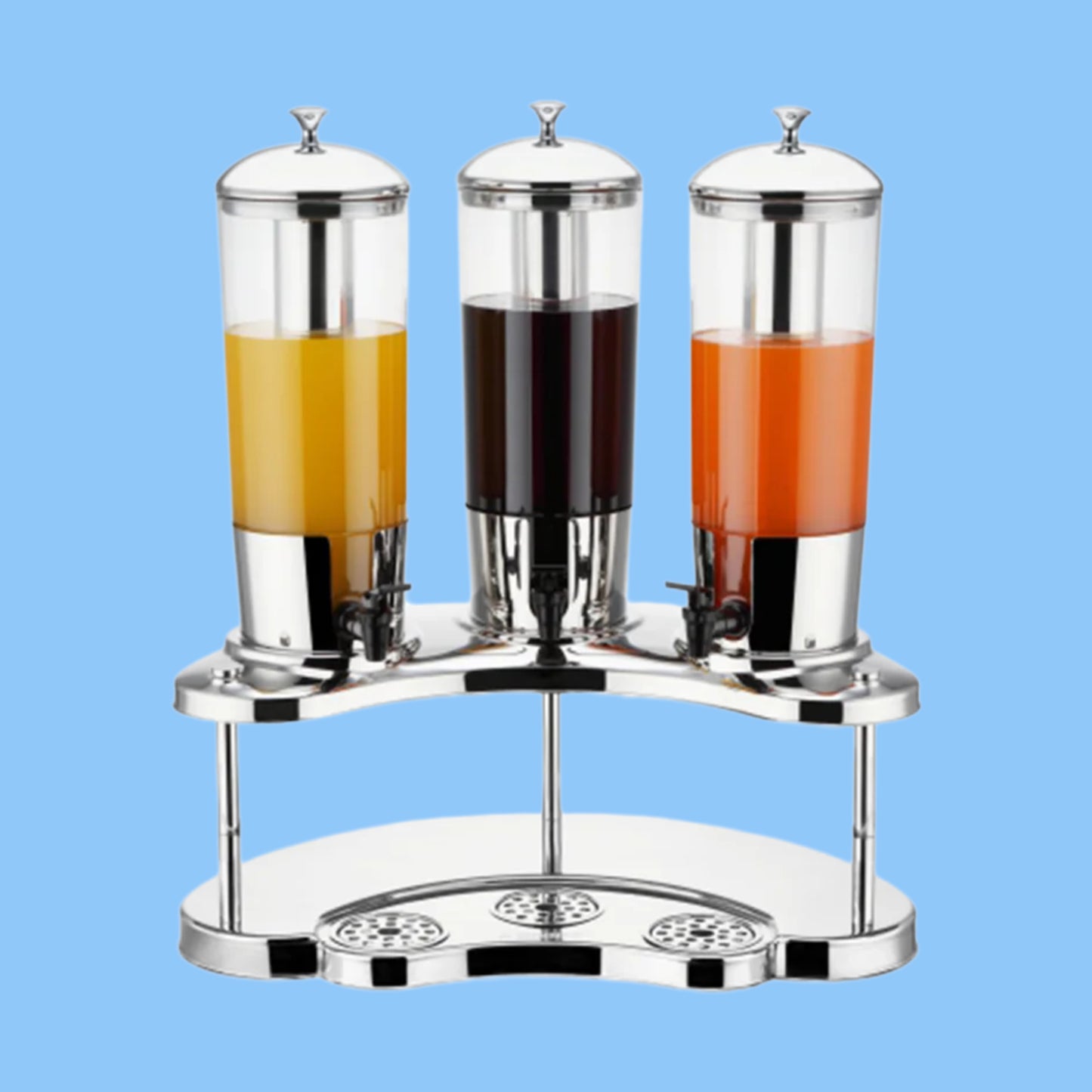 Heena's Haven Stainless Steel Half Moon Bay Beverage Dispenser 3L