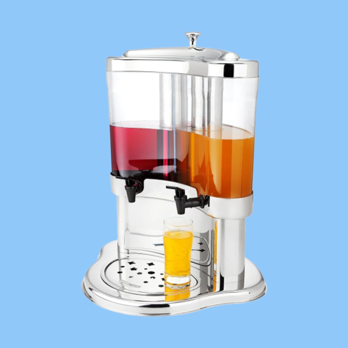 Heena's Haven Stainless Steel Half Moon Bay Beverage Dispenser 5 L