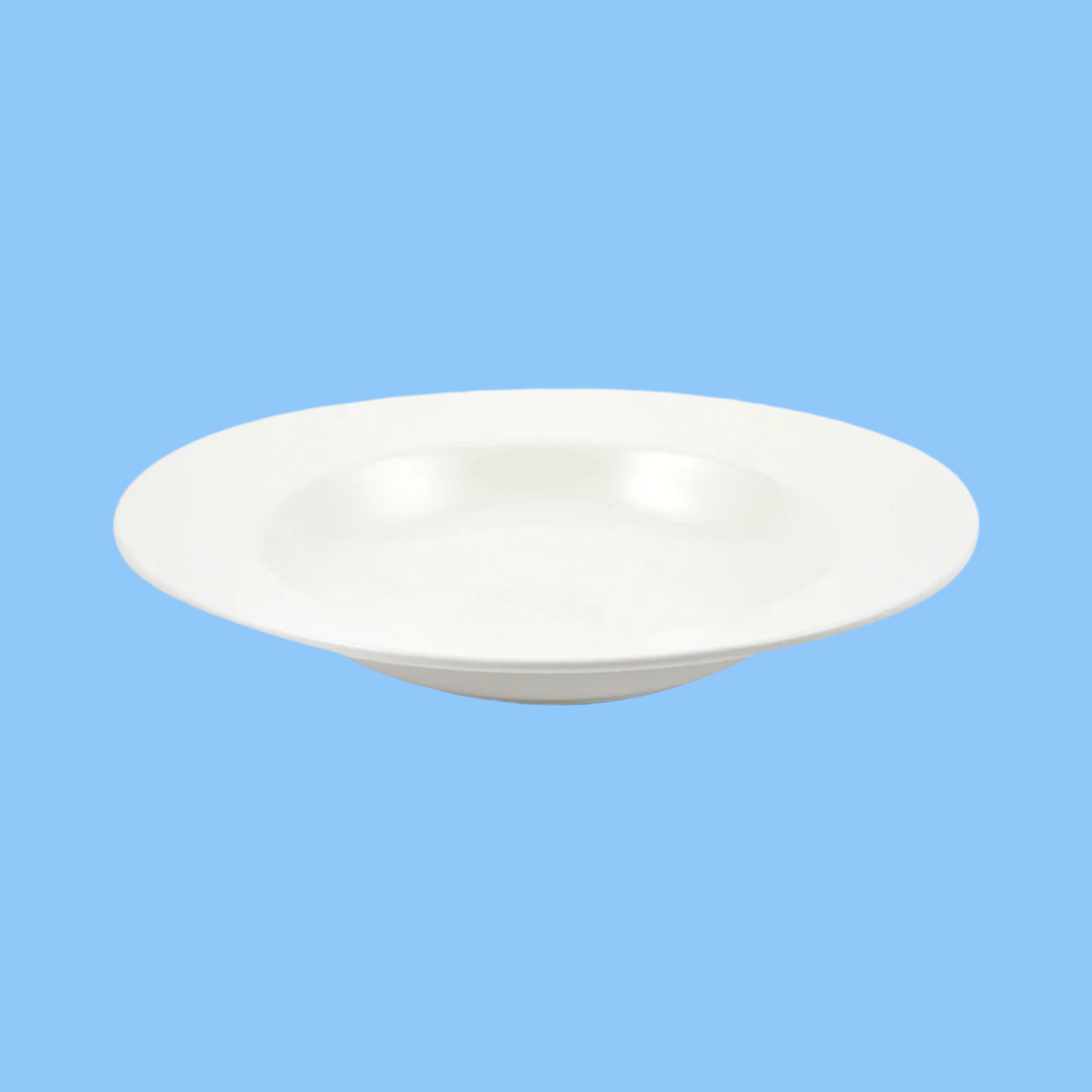 Heena's Haven Ivory Porcelain Pasta & Soup Plate