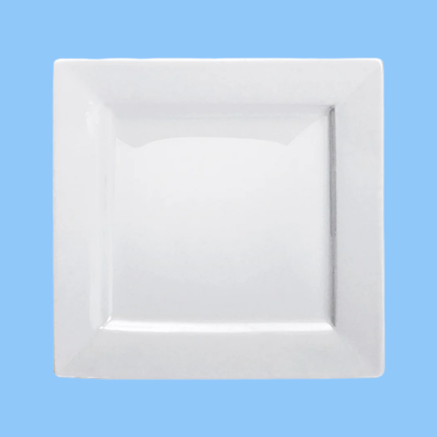 Heena's Haven Ivory Porcelain Square Plate