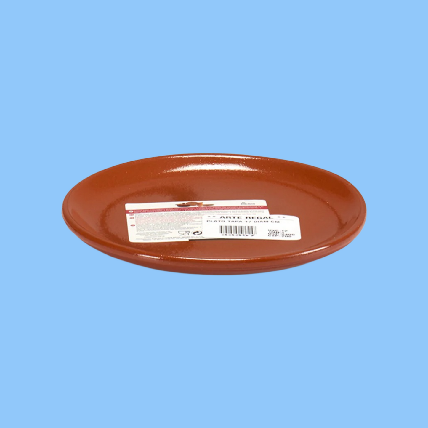 Heena's Haven Arte Regal Brown Clay Coupe Plate