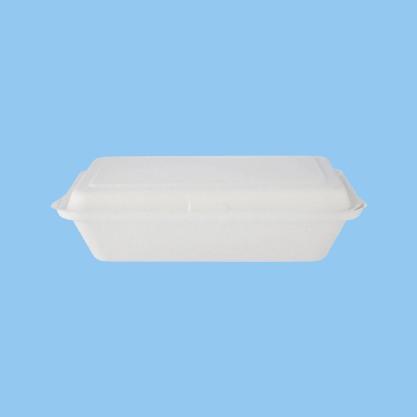 Heena's Haven Bio-Degradable Hinged Container 9x6 Inch 500 Pieces - Heena's Haven