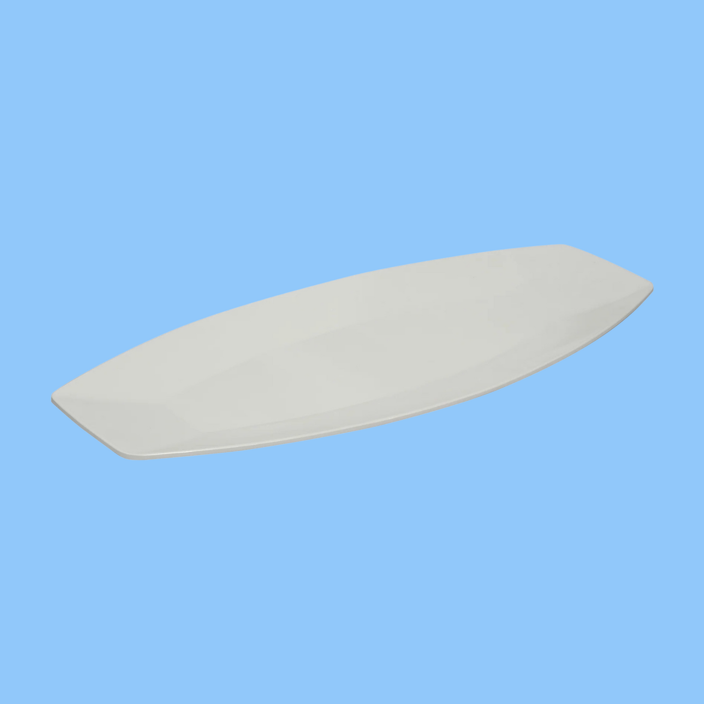 Heena's Haven White Melamine Boat Plate