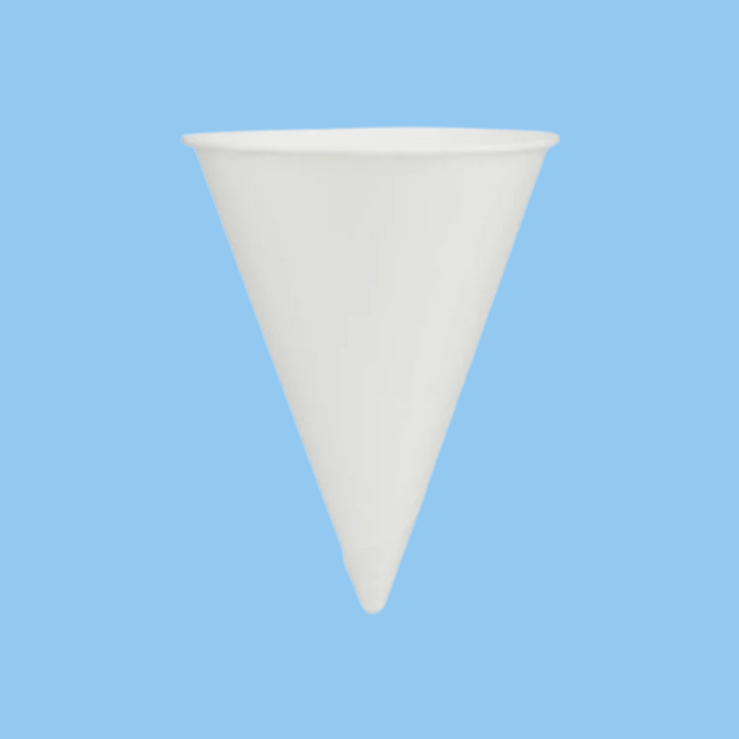 Heena's Haven 4.5 Oz White Paper Food Service Cone Cold Water Cup - Heena's Haven