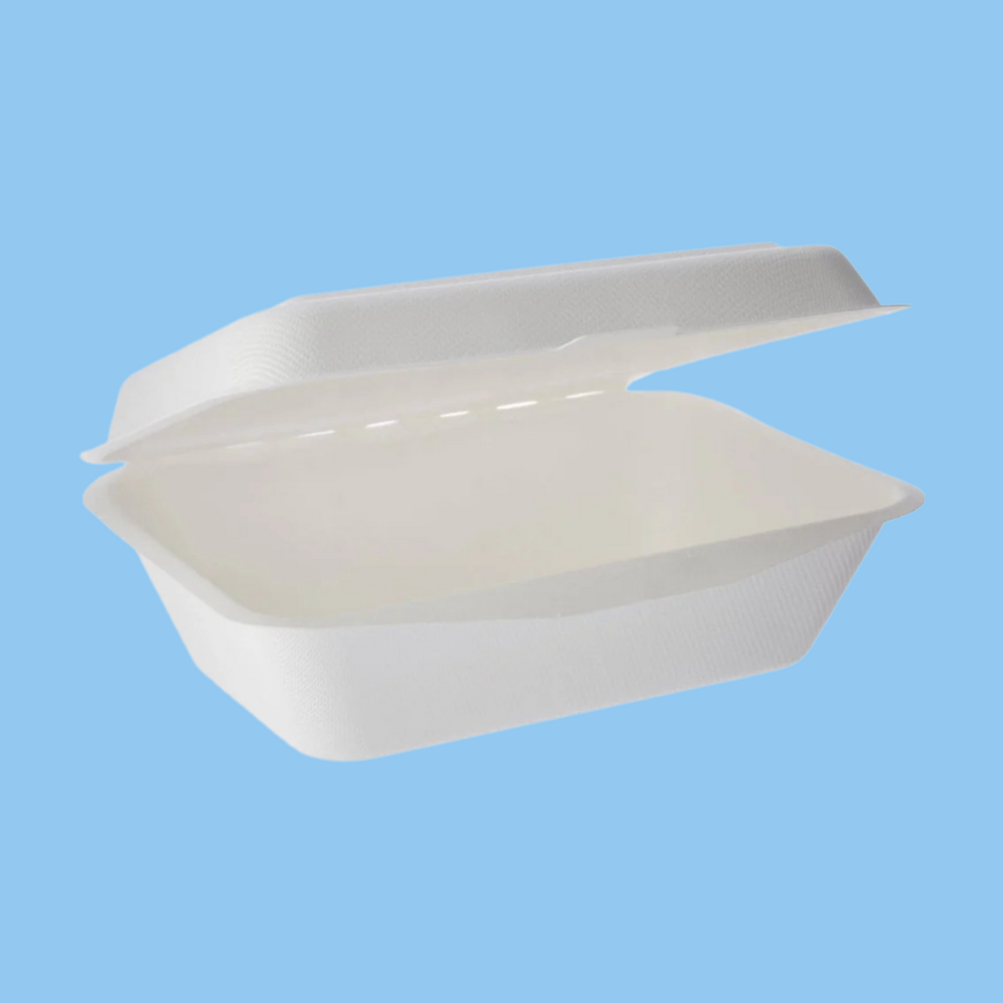 Heena's Haven Bio-Degradable Hinged Container 7x5 Inch 500 Pieces - Heena's Haven