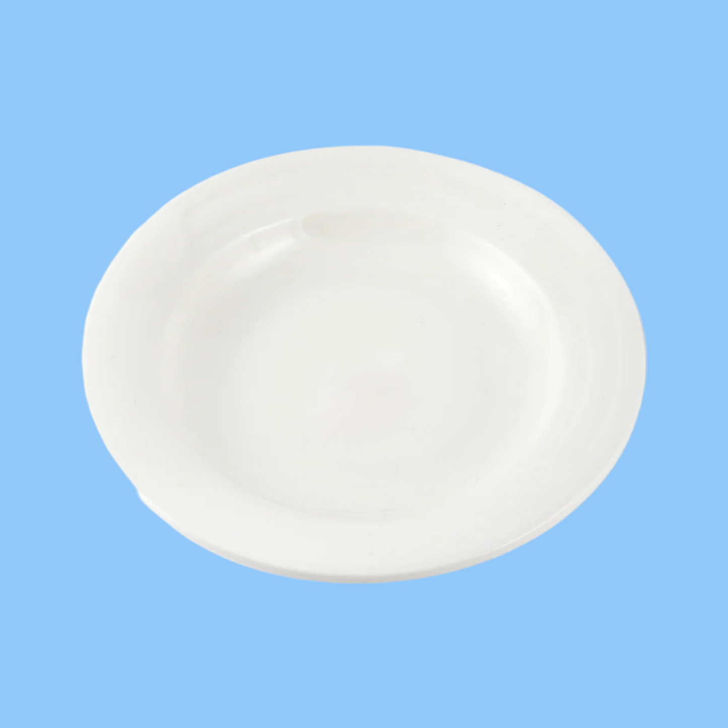 Heena's Haven Ivory Porcelain Pasta & Soup Plate