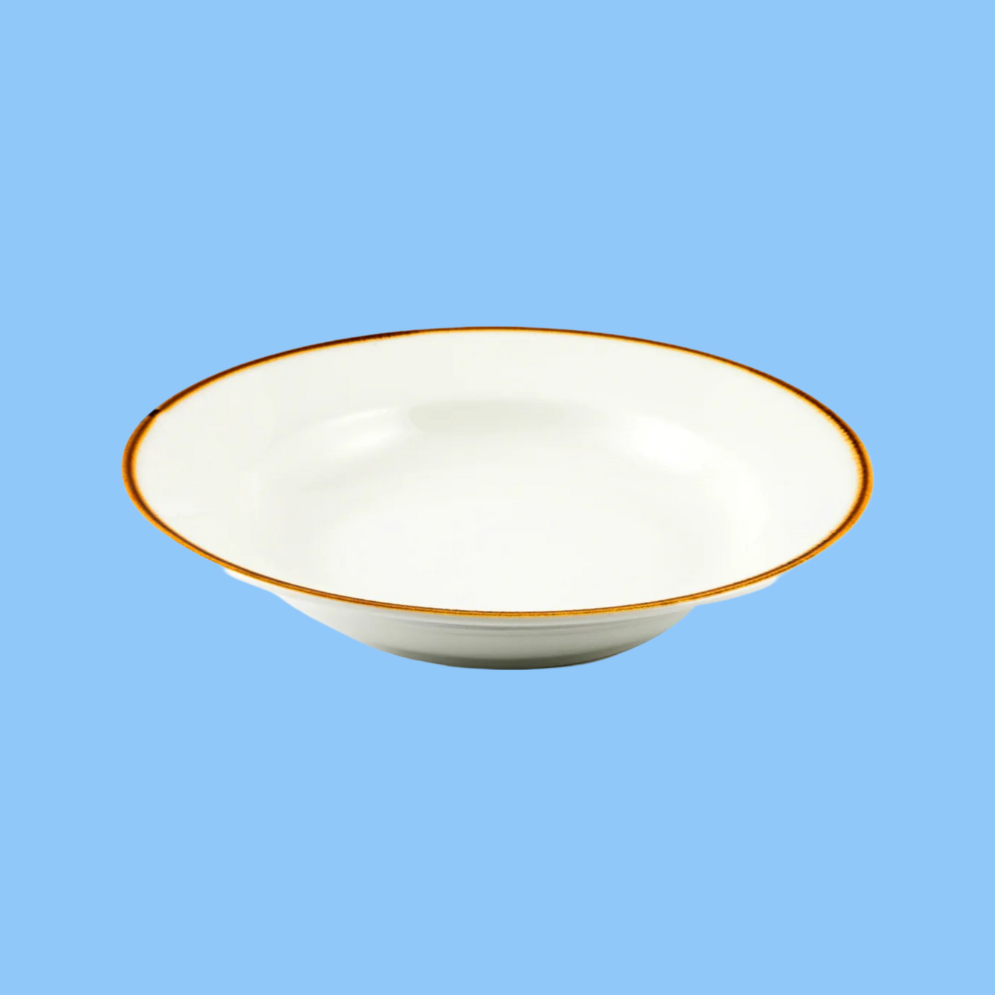Heena's Haven Mocha Porcelain Soup Plate