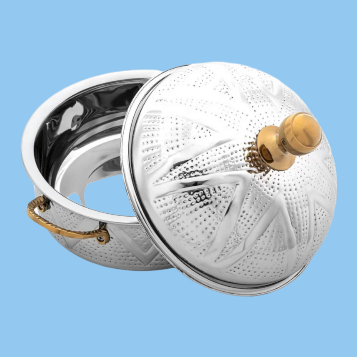 Heena's Haven Stainless Steel Hot Pot - Dome Hot Pot