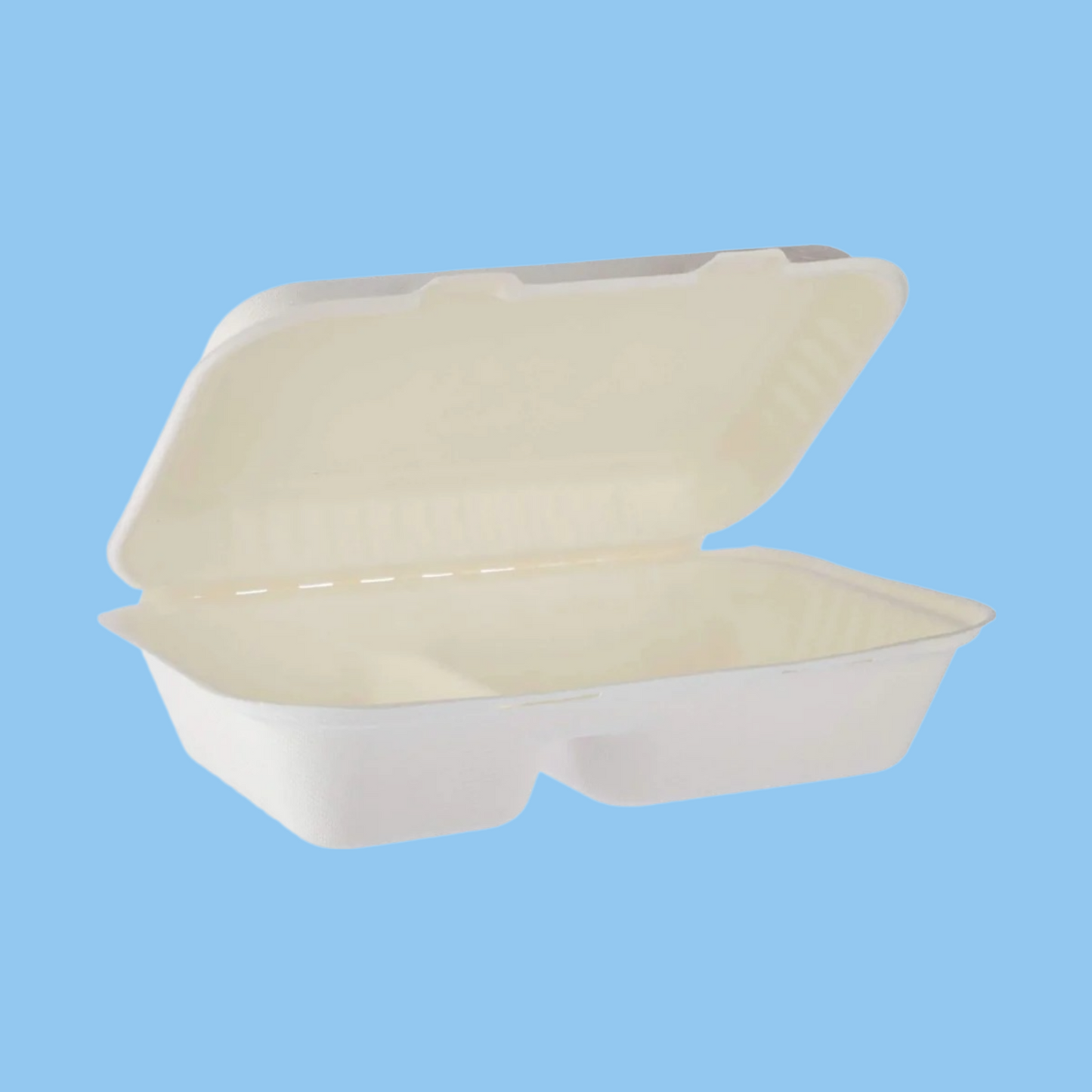 Heena's Haven 500 Pieces Bio Degradable Lunch Box In 2 Compartment - Heena's Haven