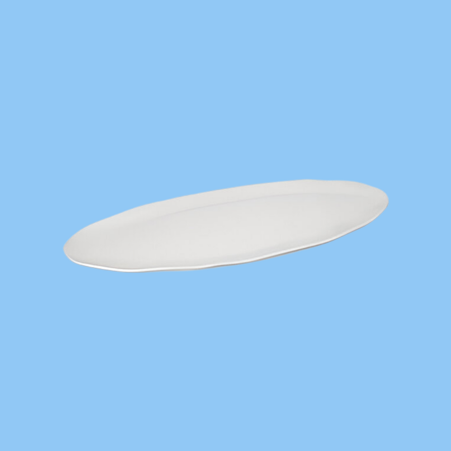 Heena's Haven Melamine Oval Wavy Edge Serving Platter 30"