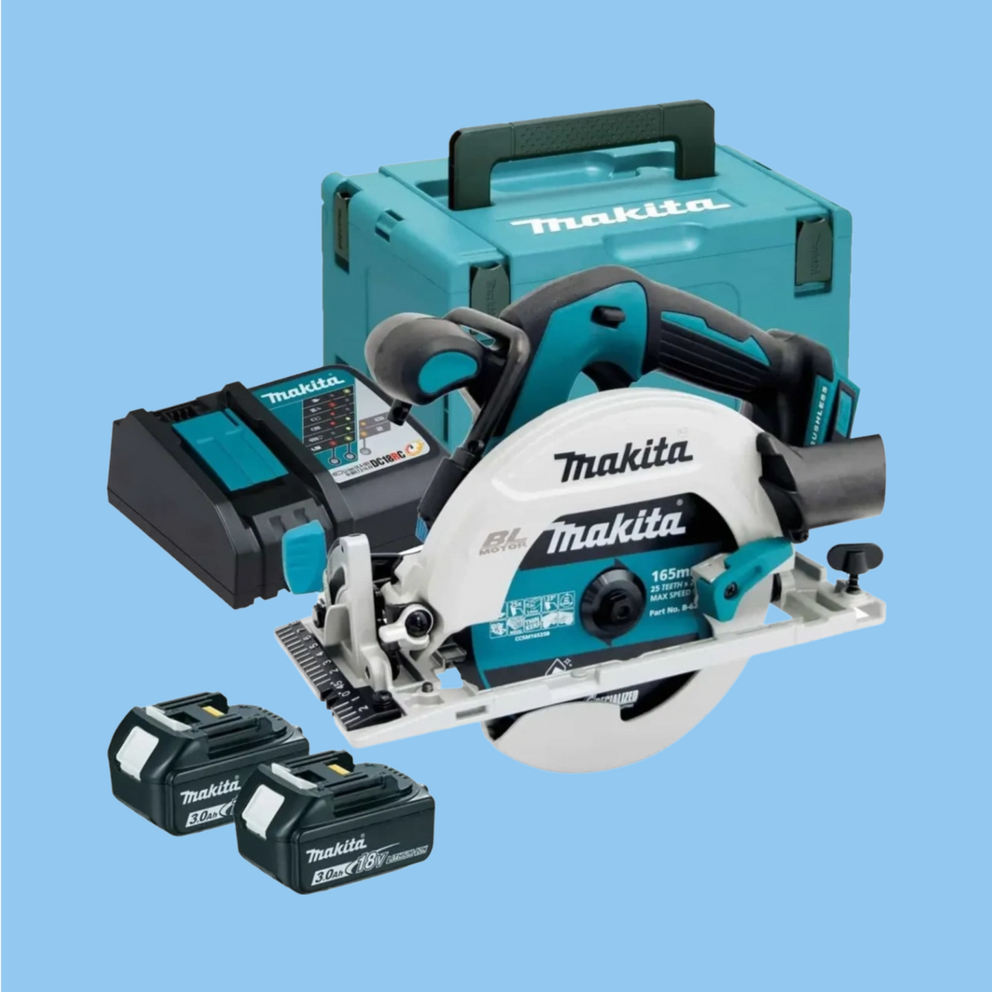 Makita Cordless Circular Saw W/Batteries & Charger, DHS680RFJ - Heena's Haven
