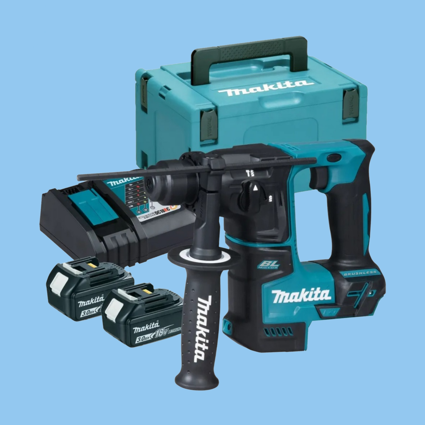Makita Cordless Compact Rotary Hammer DHR171RFJ - Heena's Haven