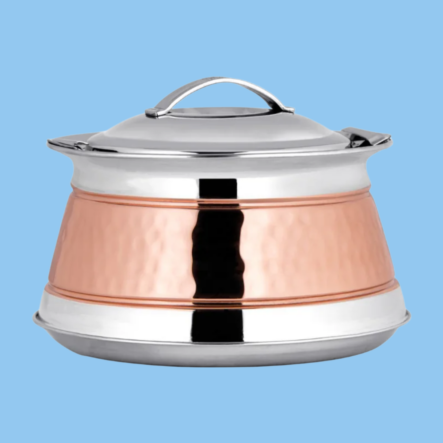 Heena's Haven Reddish brown Stainless Steel Hot Pot