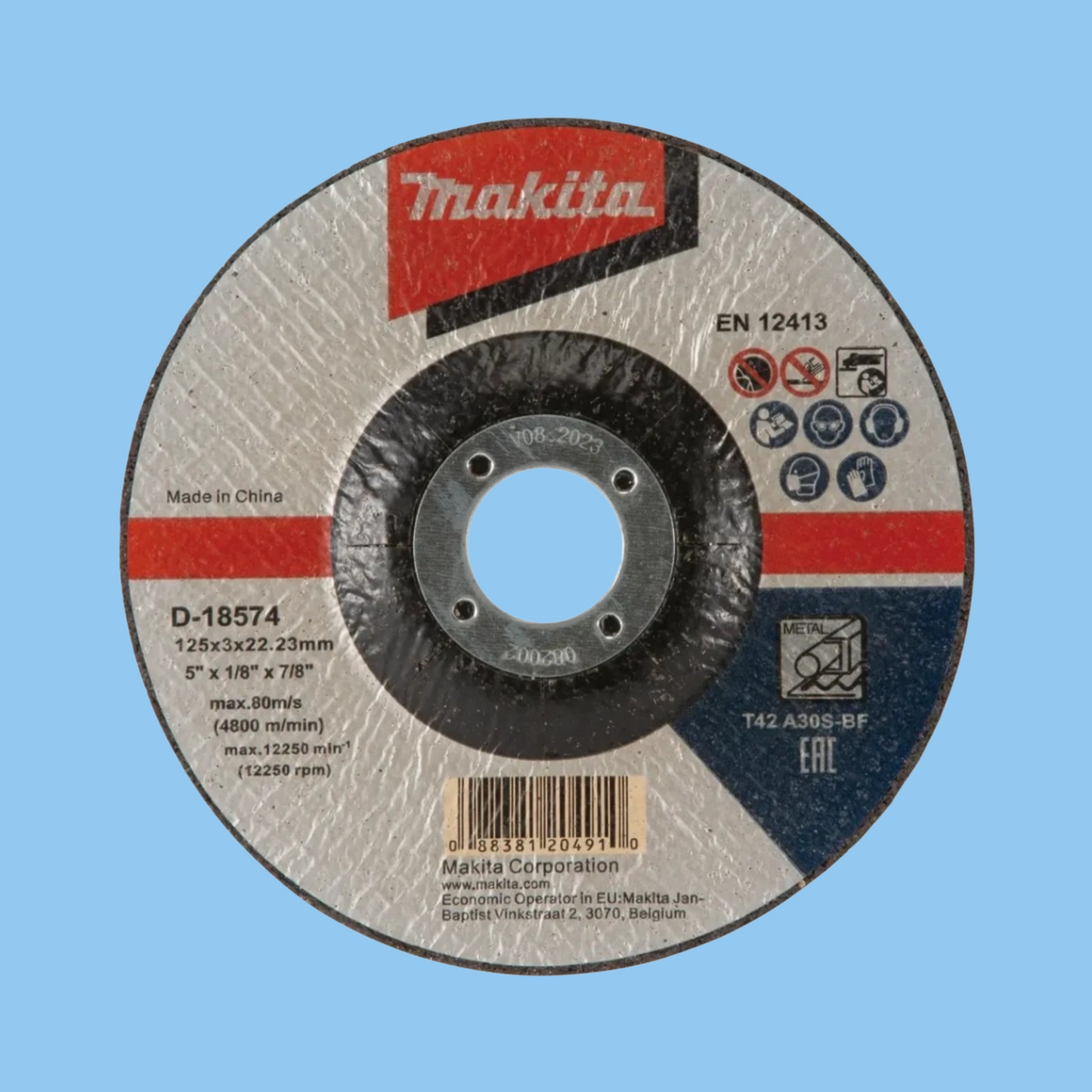 Makita Corded Angle Grinder, M9511B (850 W, 125 mm) + Disc Set - Heena's Haven