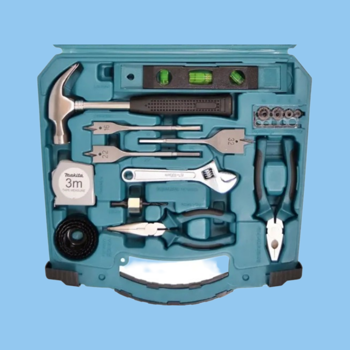 Makita Hand Tool & Drill Bit Set W/Case, D-42341-5 - Heena's Haven