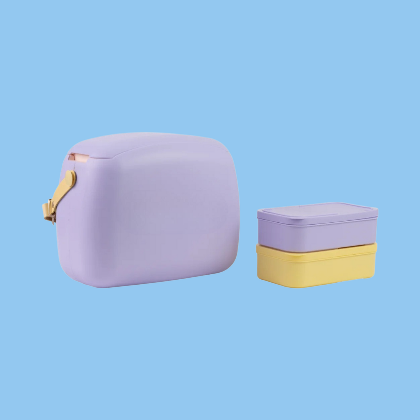 Heena's Haven 6L Summer Pop Cooler Bag with 2 Containers Malva - Amarillo - Heena's Haven