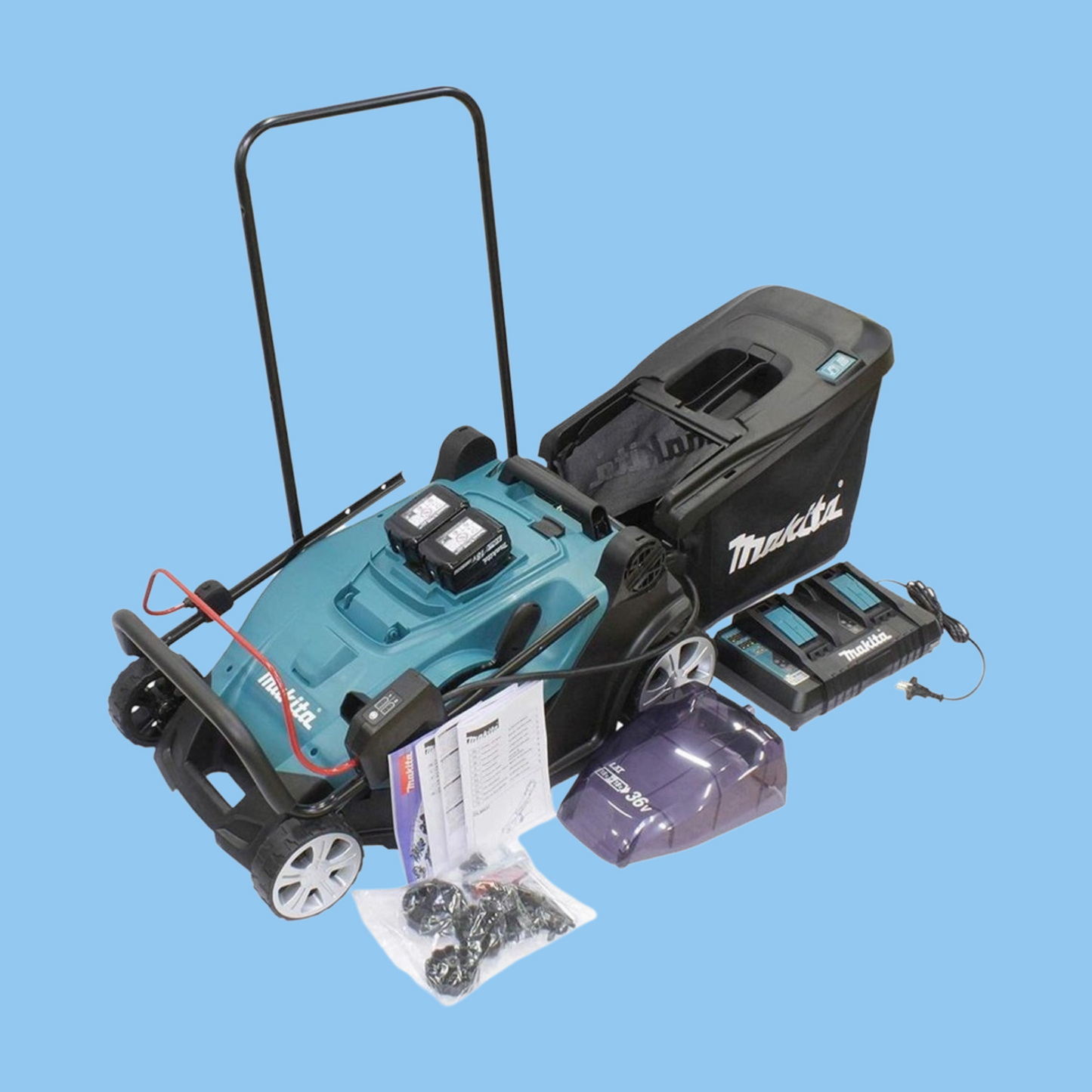 Makita Cordless Lawn Mower, DLM431PT2 - Heena's Haven
