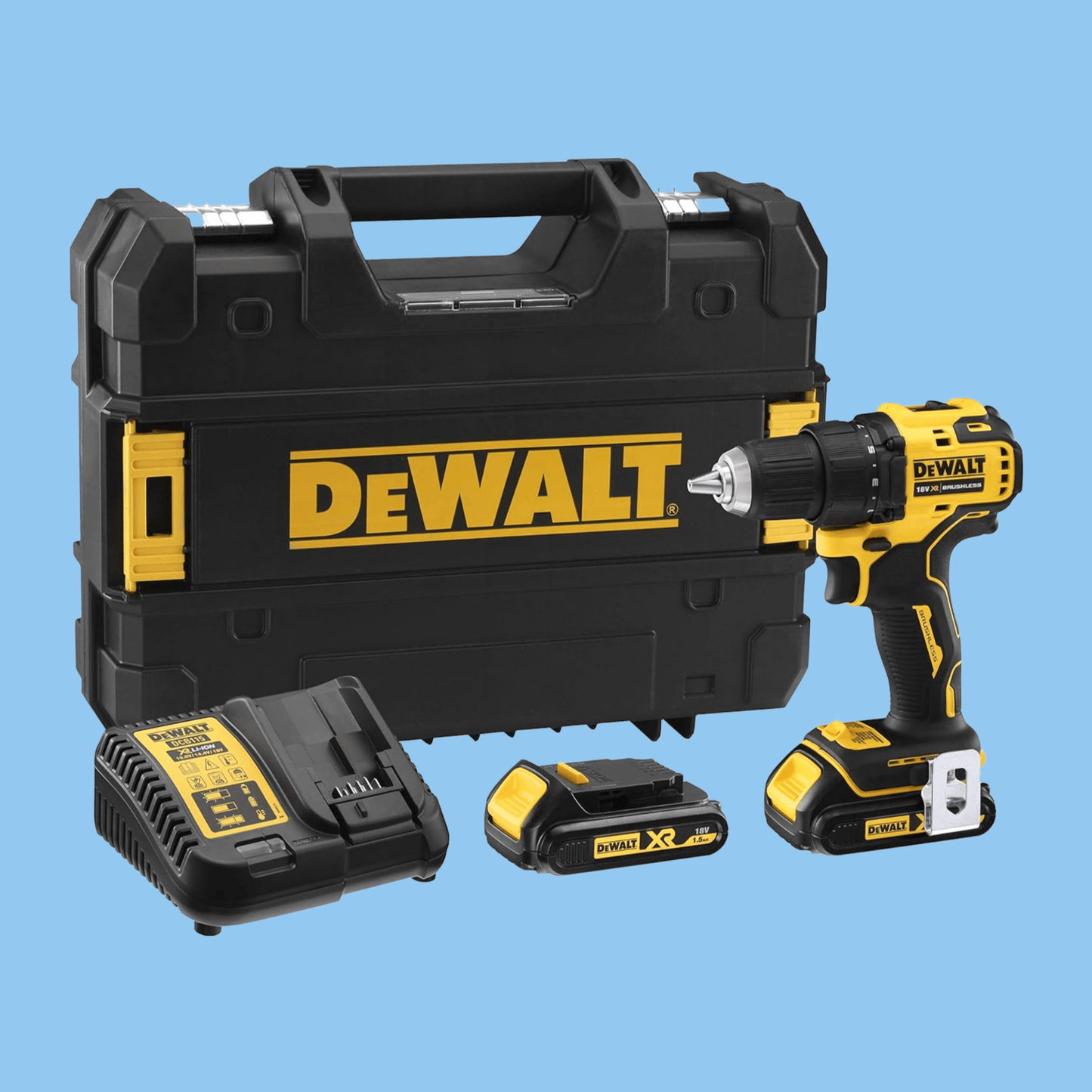 DeWalt 18V Hammer Compact Cordless - 2 X 2AH Battery + Charger in TStak - Heena's Haven