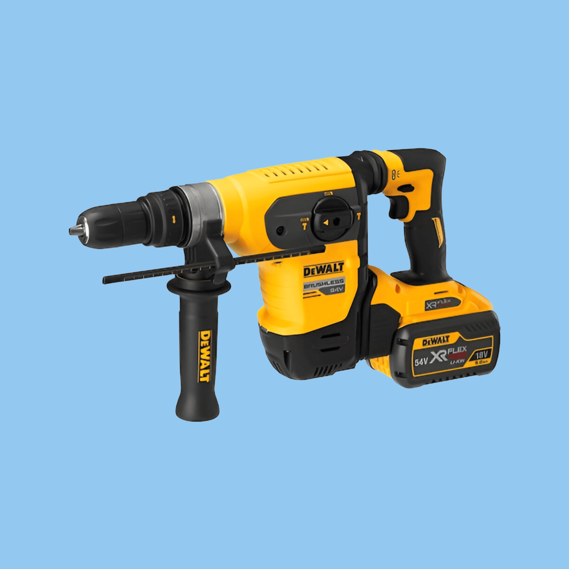 DeWalt DCH417X2-GB 54V XR FLEXVOLT SDS-Plus Rotary Hammer (32 mm) - Heena's Haven