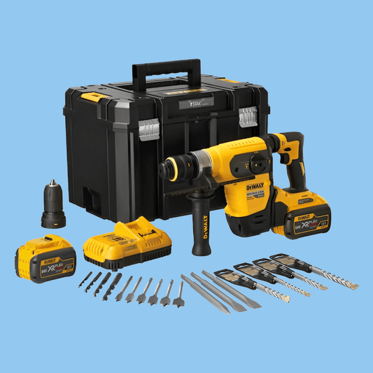 DeWalt DCH417X2-GB 54V XR FLEXVOLT SDS-Plus Rotary Hammer (32 mm) - Heena's Haven