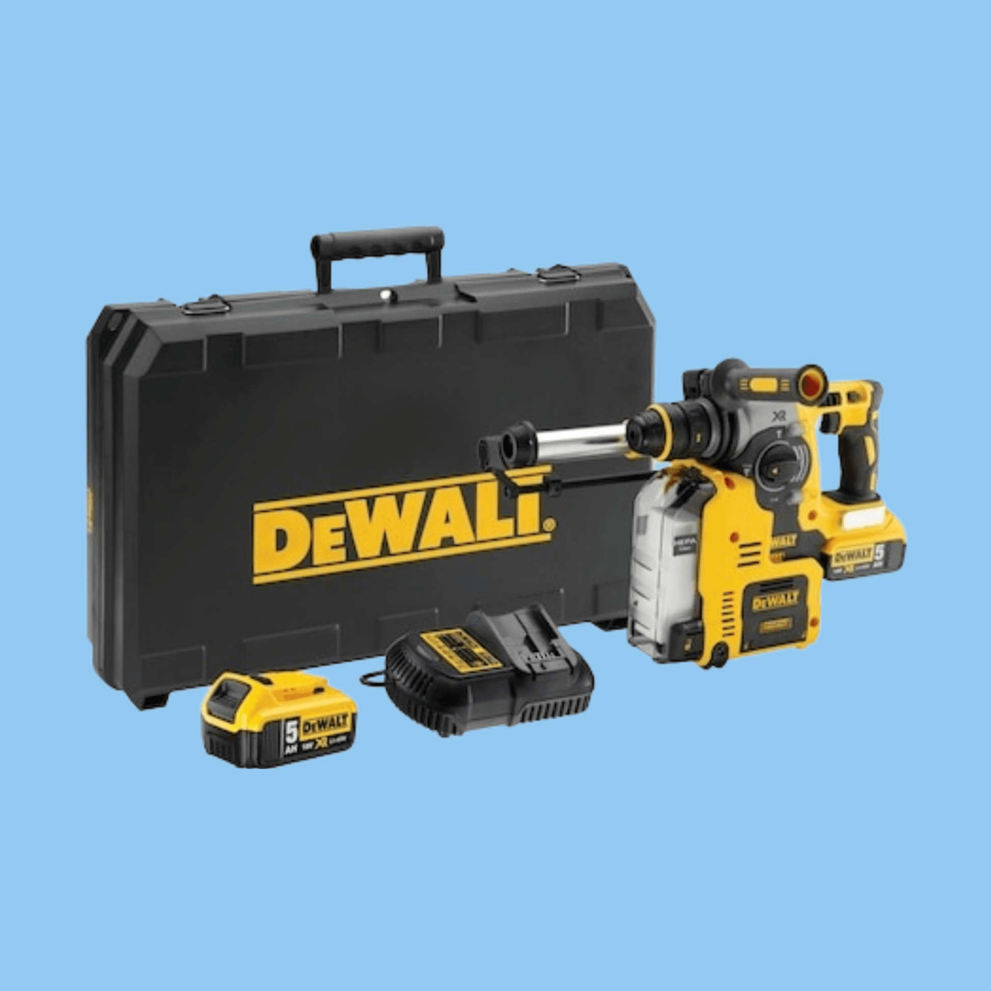 DeWalt DCH275P2-GB 18V XR Brushless SDS Hammer Drill Integrated Extraction - Heena's Haven