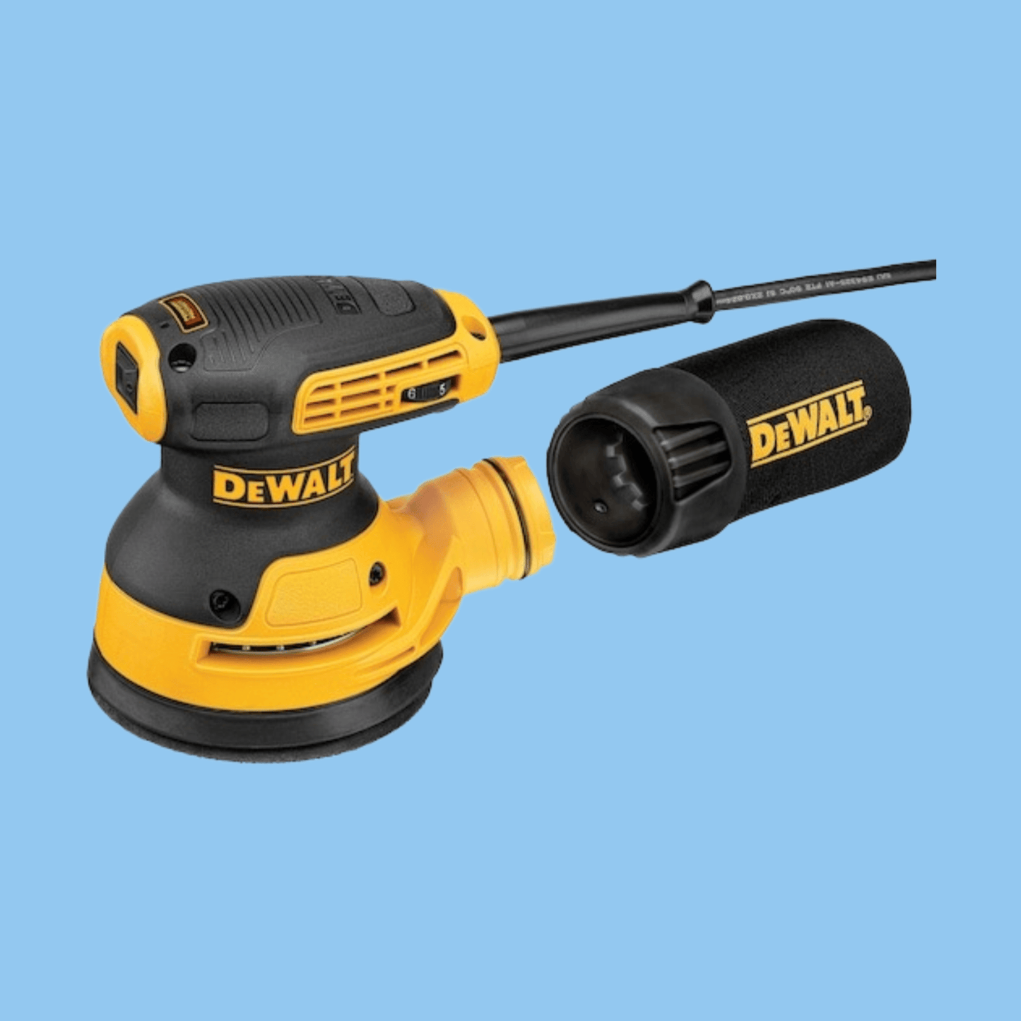 DeWalt DWE6423-B5 280W 125mm Random Orbit Sander - Heena's Haven