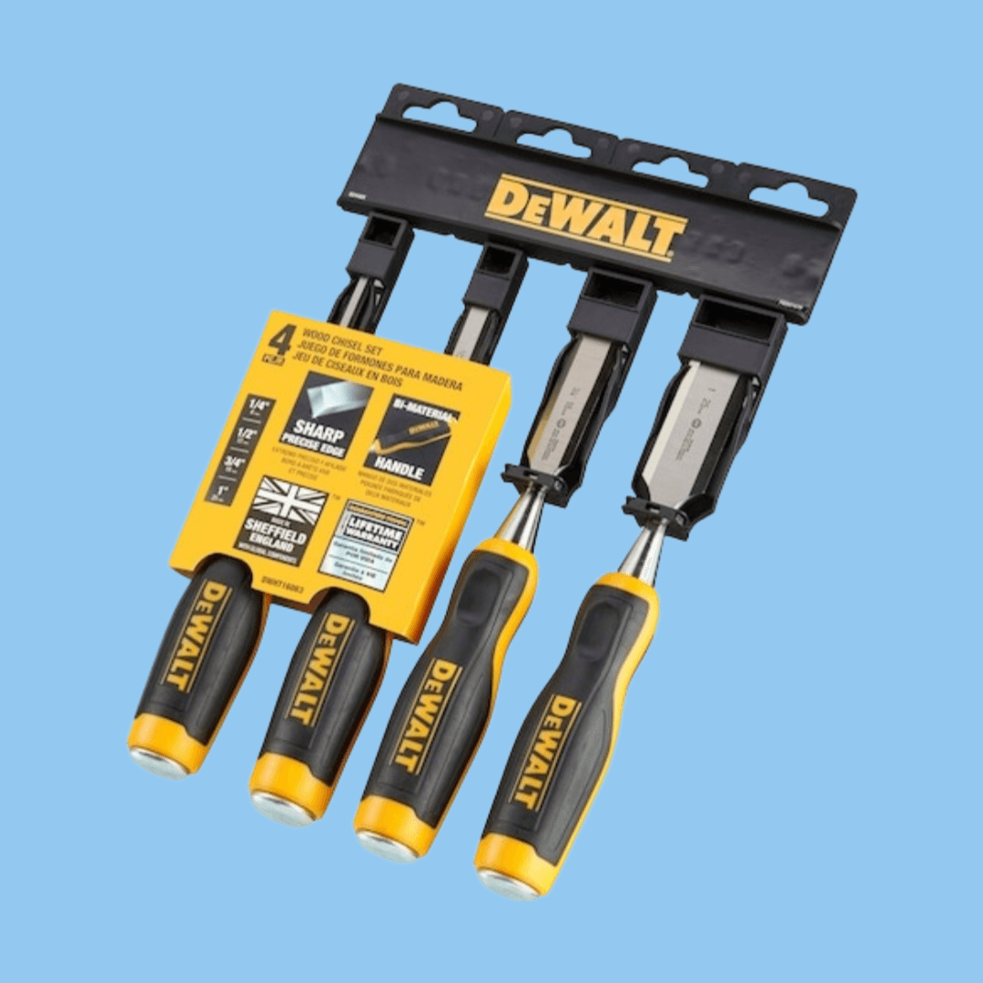 DeWalt DWHT16063 4 pc Wood Chisel Set - Heena's Haven