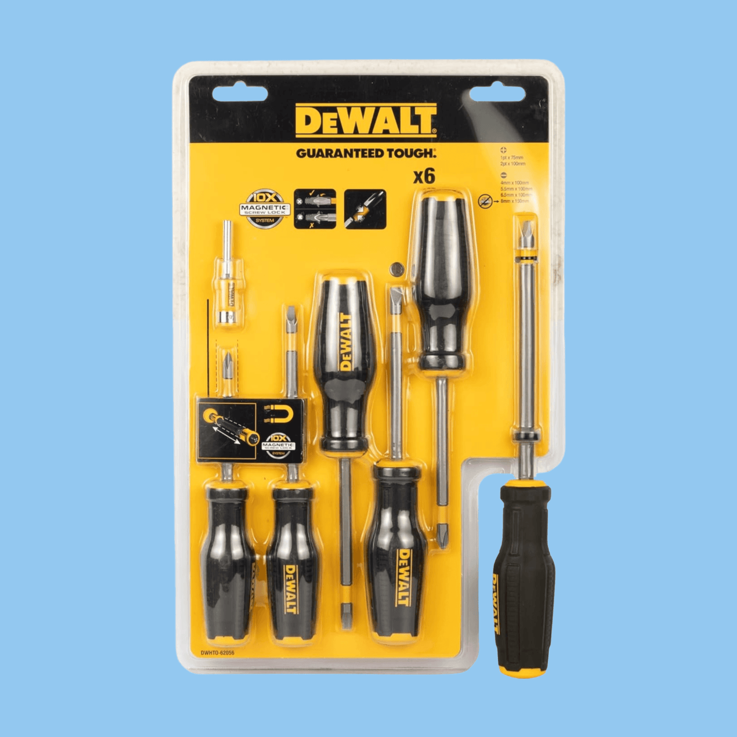 DeWalt DWHT0-62056 Full Fit 6-Piece Screwdriver Set - Heena's Haven