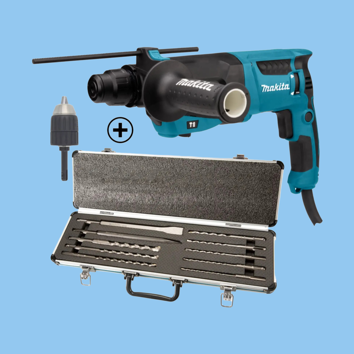 Makita Corded Rotary Hammer, HR2630X7 (800 W)