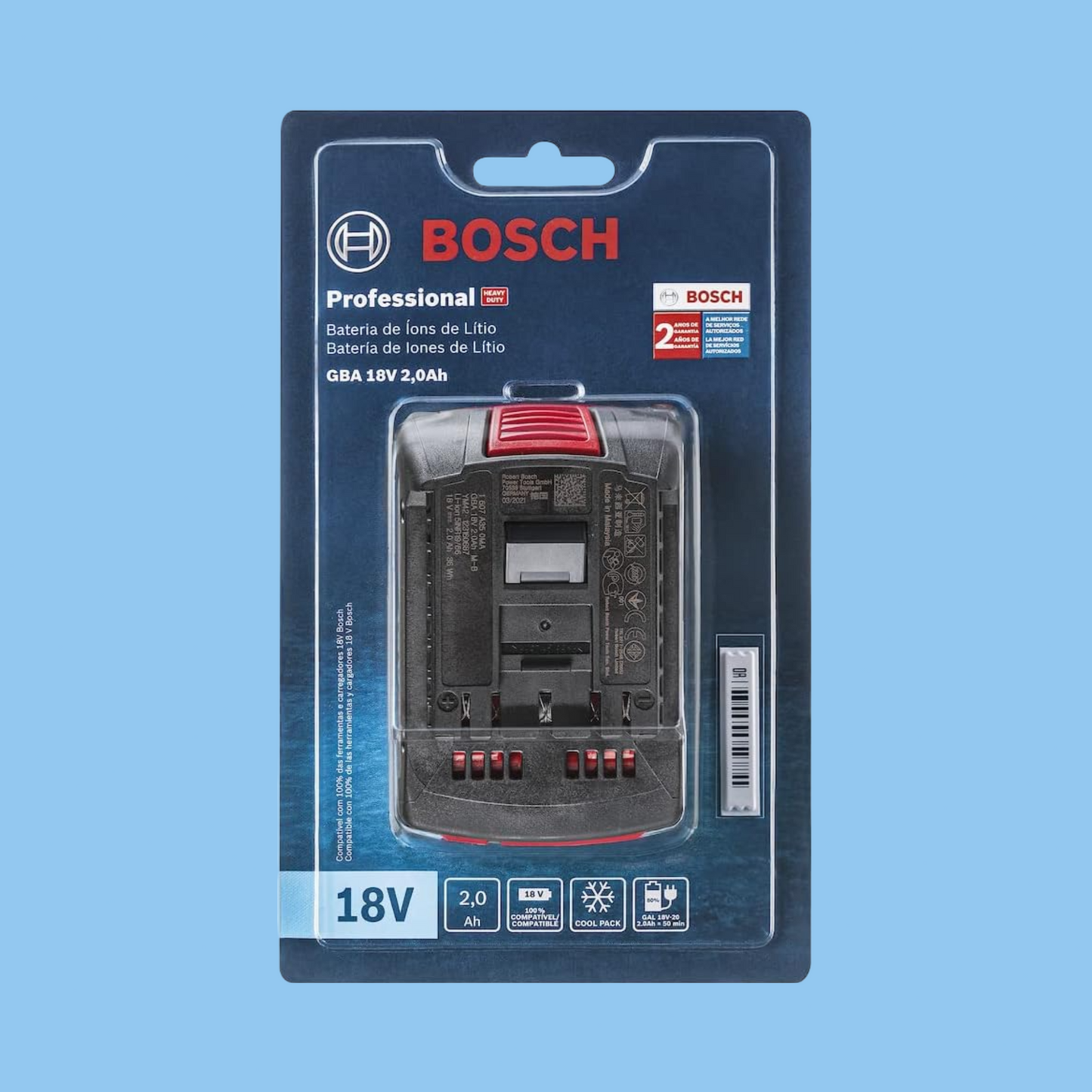 Bosch Professional GBA 18V 2.0Ah Battery Pack | Model: 1600Z00036