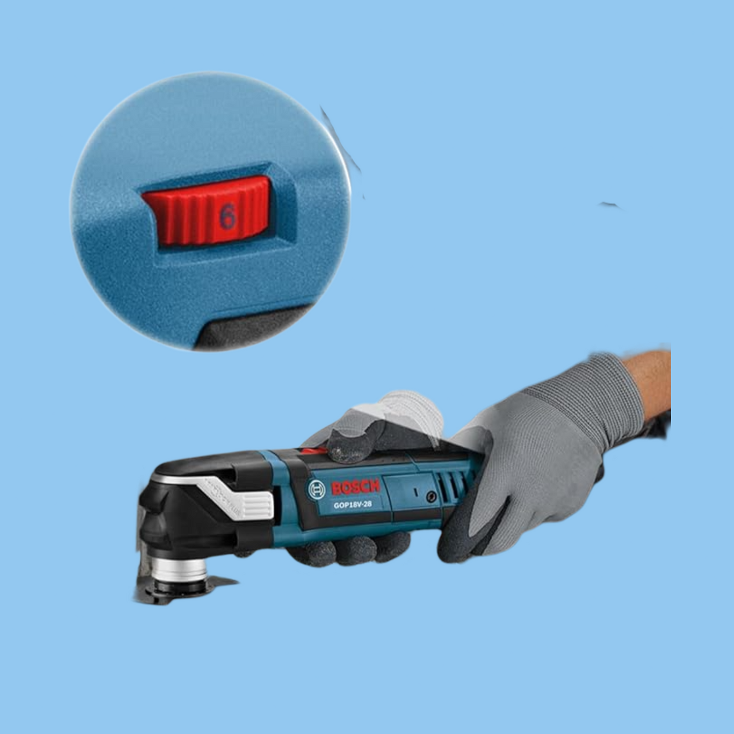 BOSCH 18-Volt EC Brushless StarlockPlus Oscillating Multi-Tool Bare Tool GOP18V-28N - Heena's Haven