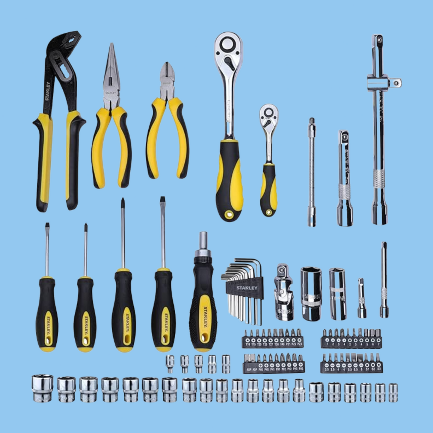 Stanley 110 Pcs Multi Purpose Tool Set