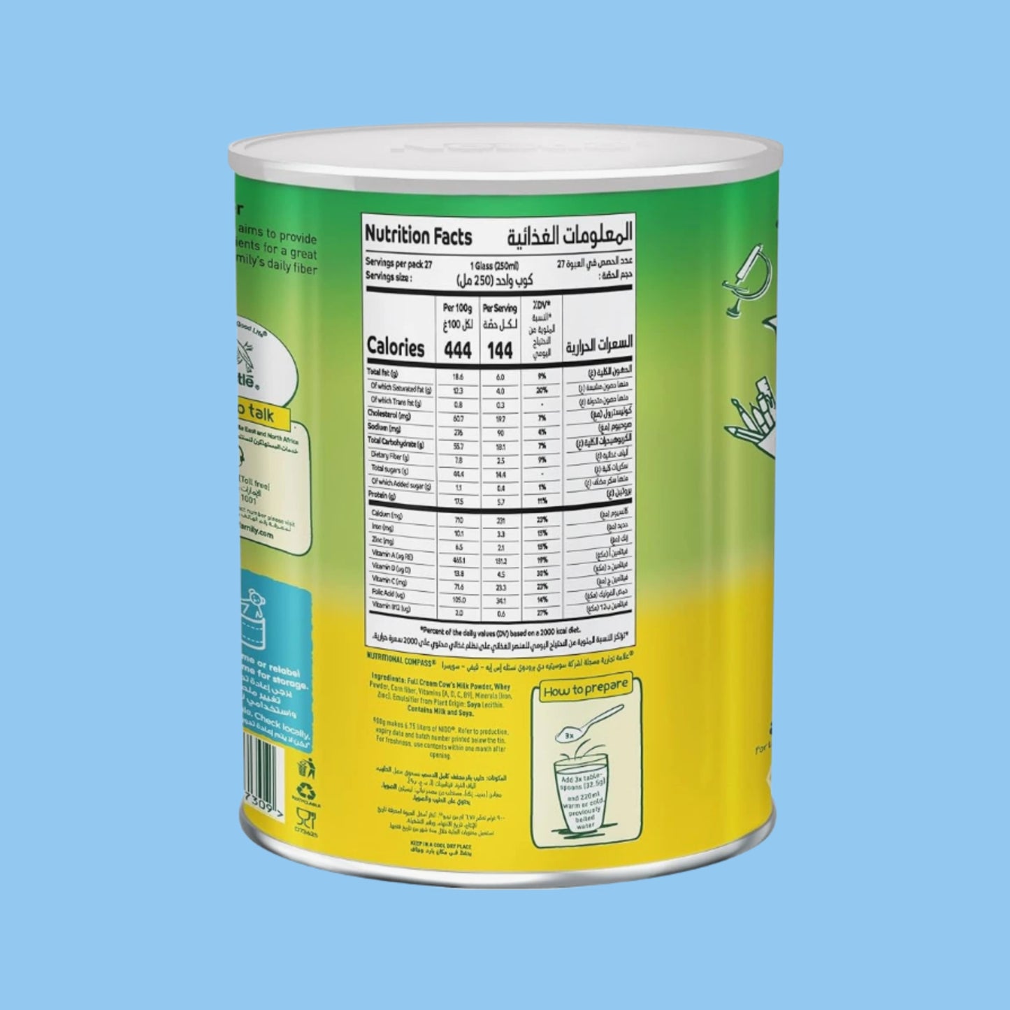 Nido Fortified Milk Powder 12x900gm