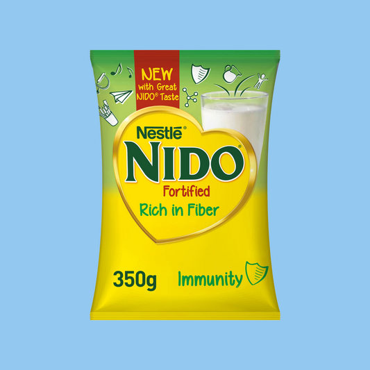 Nestle NIDO Fortified Milk Powder Rich in Fiber Pouch 24x350g