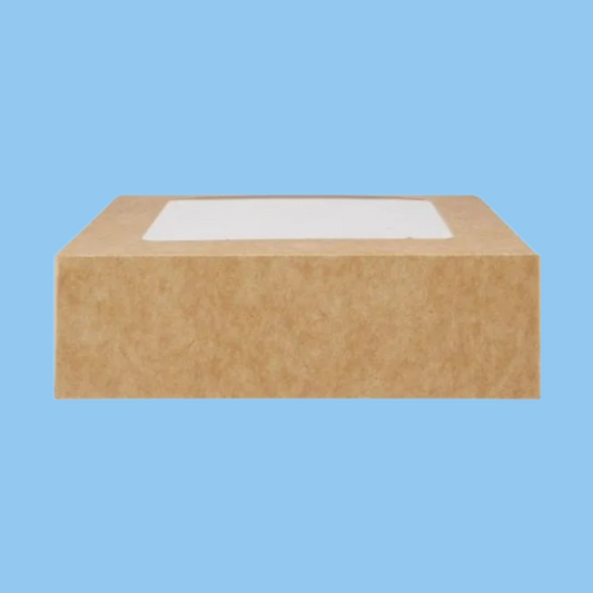 Heena's Haven Square Salad Box with Window 250 Pieces - Heena's Haven