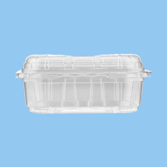 Heena's Haven Clear PET Punnet Hinged Container - Heena's Haven
