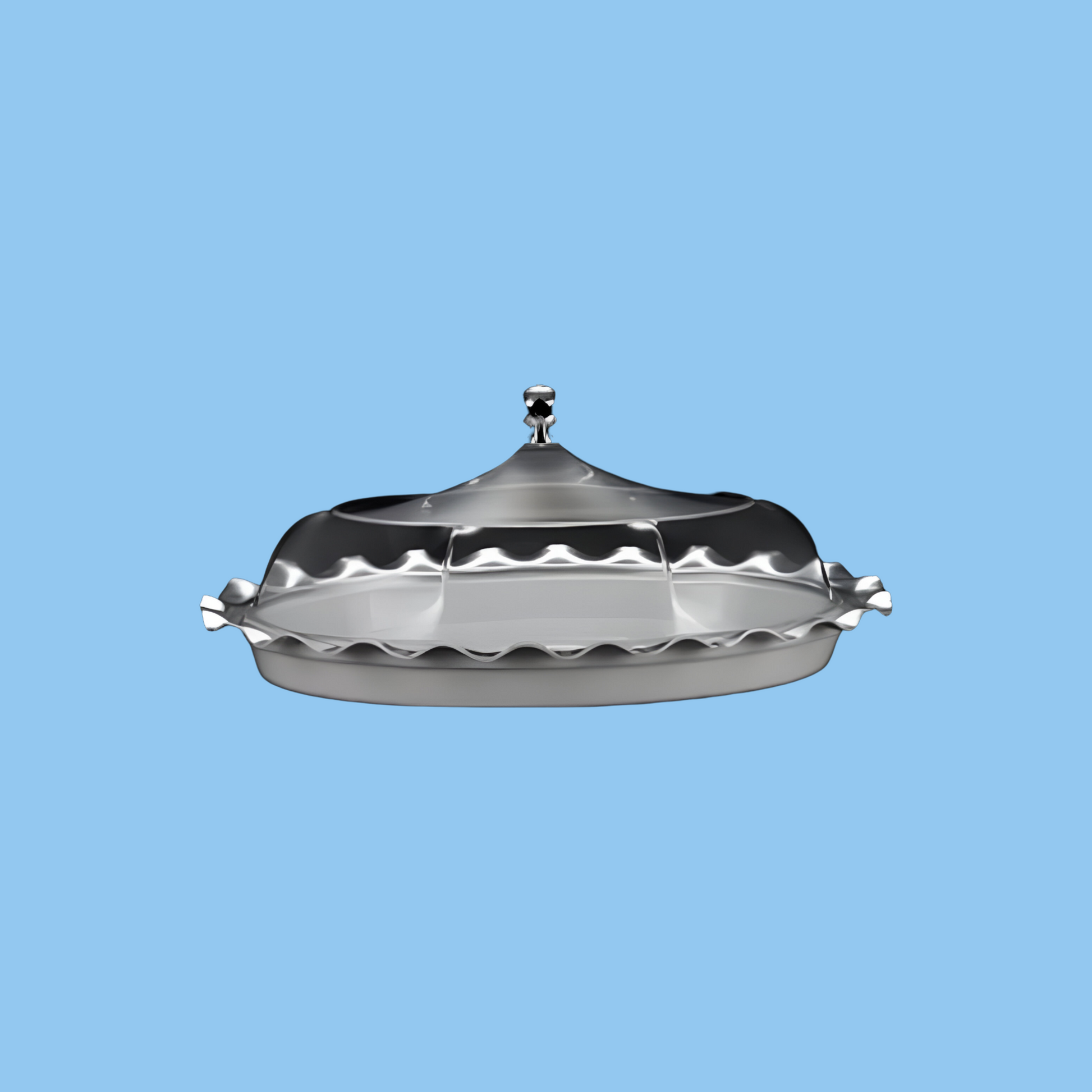 Heena's Haven Oval Serving Set 52 cm Silver - Heena's Haven