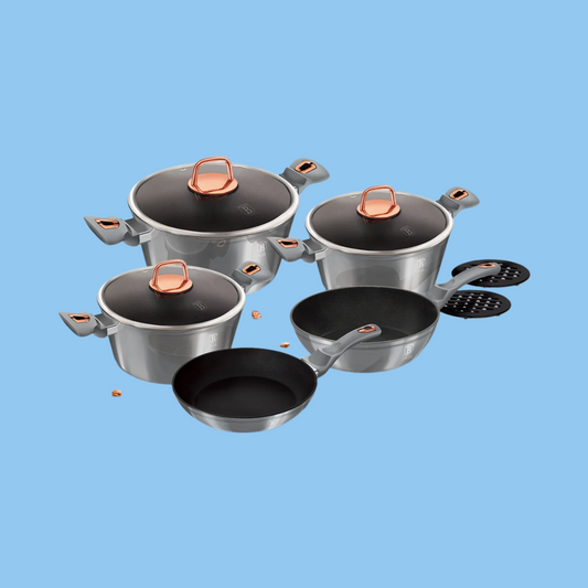 Heena's Haven 10 Pieces Cookware Set Moonlight Collection - Heena's Haven