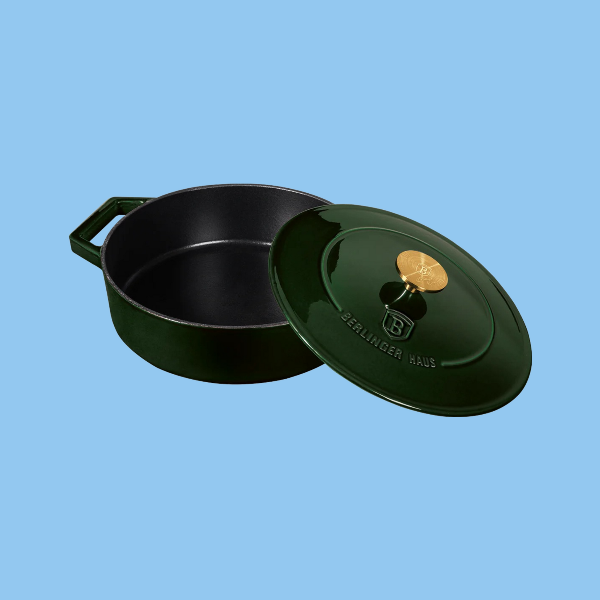 Heena's Haven Emerald Cast Iron Casserole - Heena's Haven