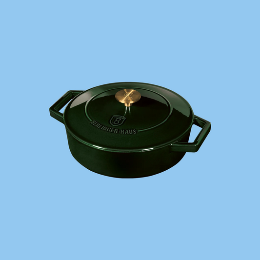 Heena's Haven Emerald Cast Iron Casserole - Heena's Haven