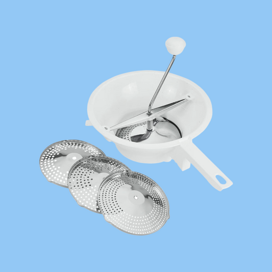 Heena's Haven Spring Polypropylene Food Mill With 3 Discs - Heena's Haven