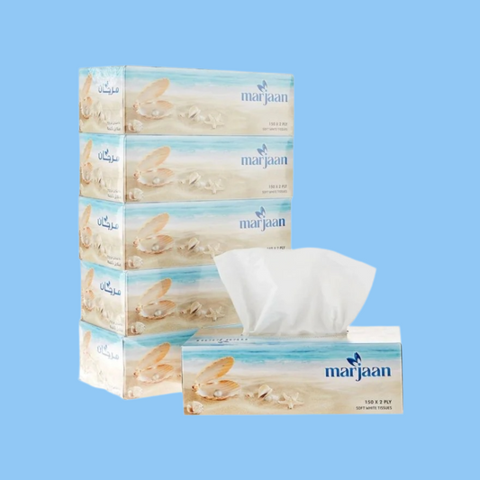 Heena's Haven Marjaan Facial Tissue 150 x 2 Ply 30 Pieces - Heena's Haven
