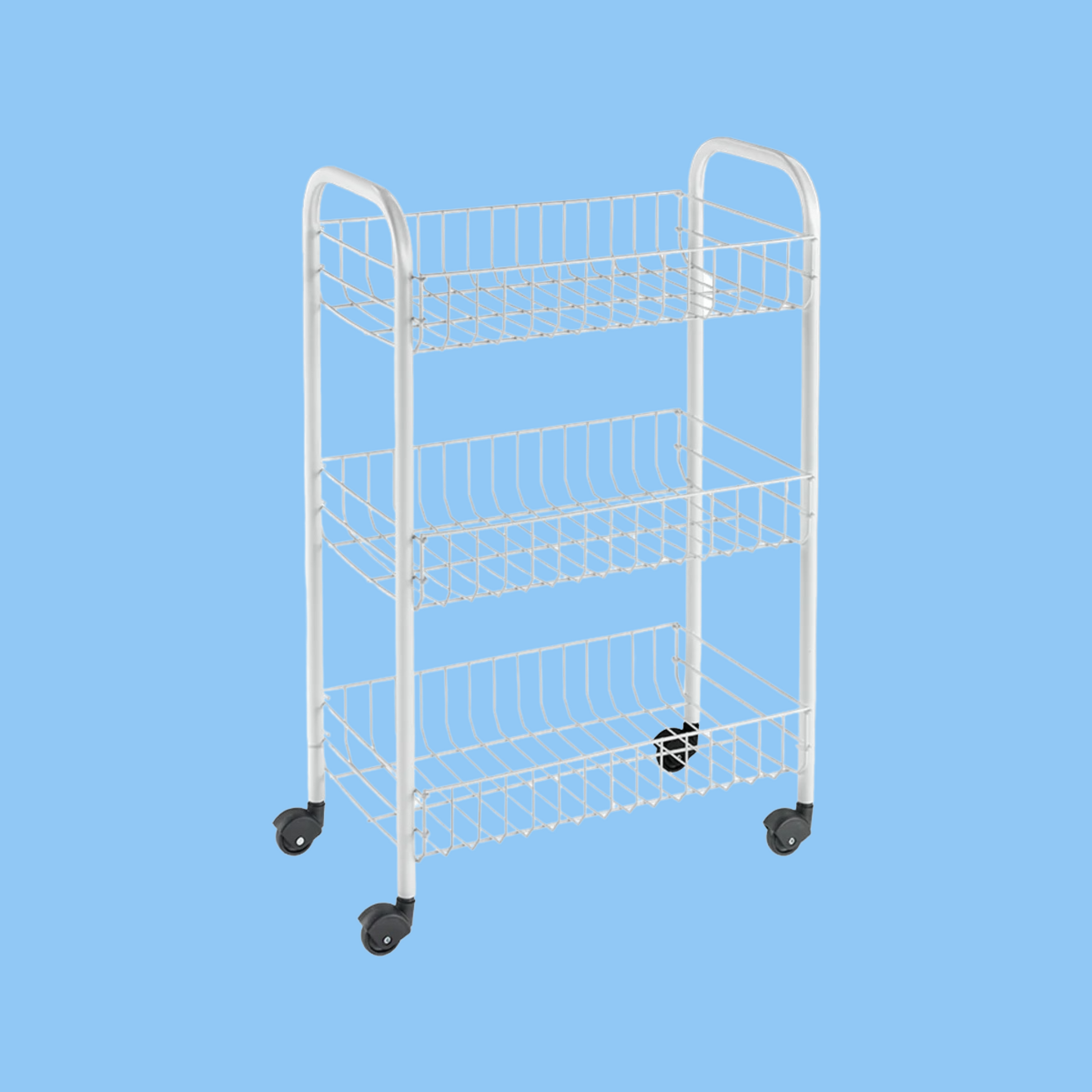 Heena's Haven Siena 3 Tier Rolling Cart - Heena's Haven