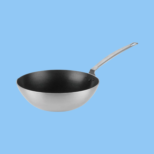 Heena's Haven Aluminium Heavy Duty Wok Pan Non-Stick Coated