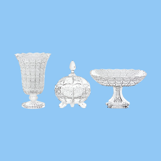 Heena's Haven 3 Piece Bohemia Square Serving Set