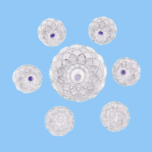 Heena's Haven 7 Piece Ricci Glass Bowl Set