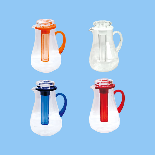 Heena's Haven Acrylic Water Jug 2 L With Ice Tube Assorted