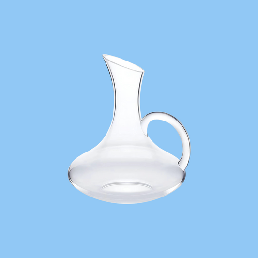 Heena's Haven Curved with handel Glass Decanter 1.8 Liter